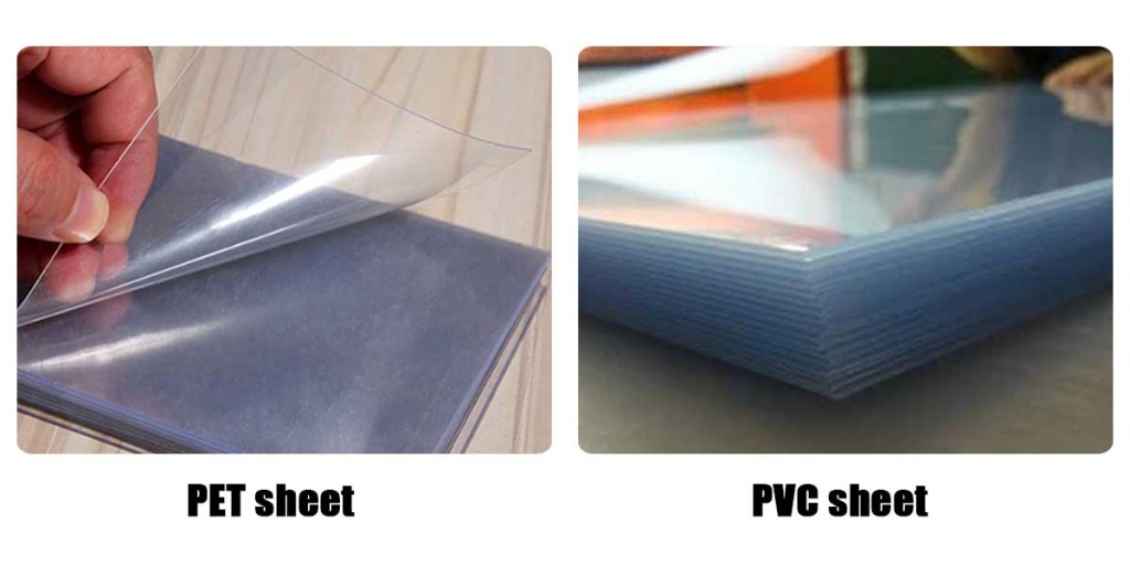 How to distinguish PVC and PET