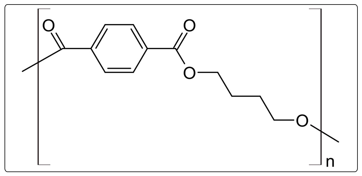 PBT resin molecular structure diagram