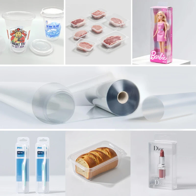 PET for thermoforming food packaging