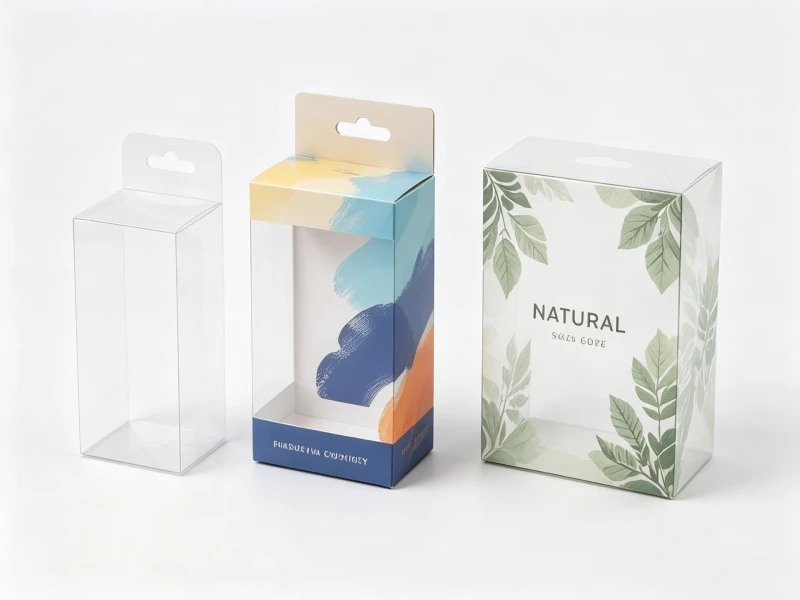 Plastic folding box and printing packaging applications