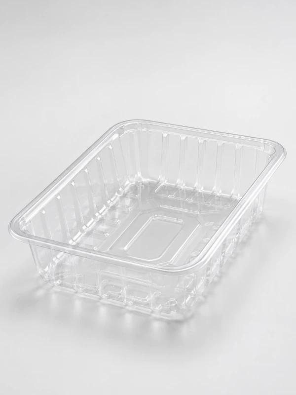Thermoformed food tray packaging