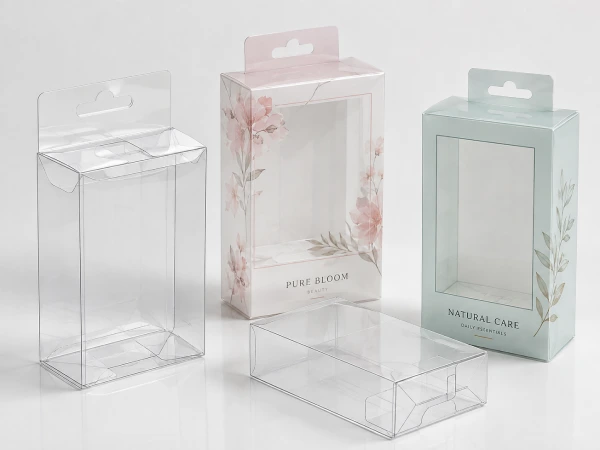 PET folding box and printing application