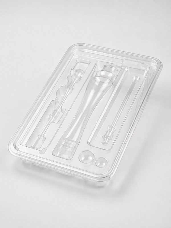 Thermoformed medical trays and medical device packaging